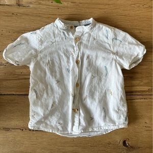 Bird button down shirt